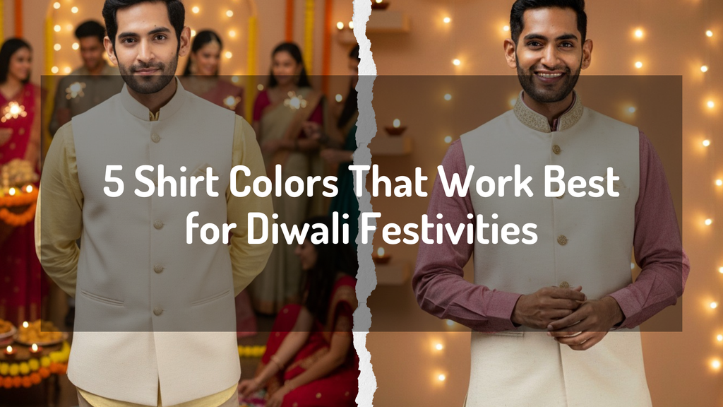 5 Shirt Colors That Work Best for Diwali Festivities - Earthy Route