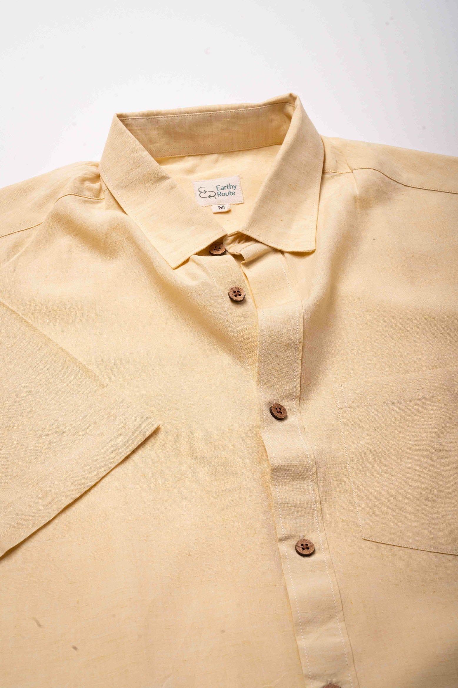 トップス WIND AND SEA HALF SLEEVE SHIRTS / BEIGE 8seconds Oversized Popline Short Sleeve Shirt Beige | Casual